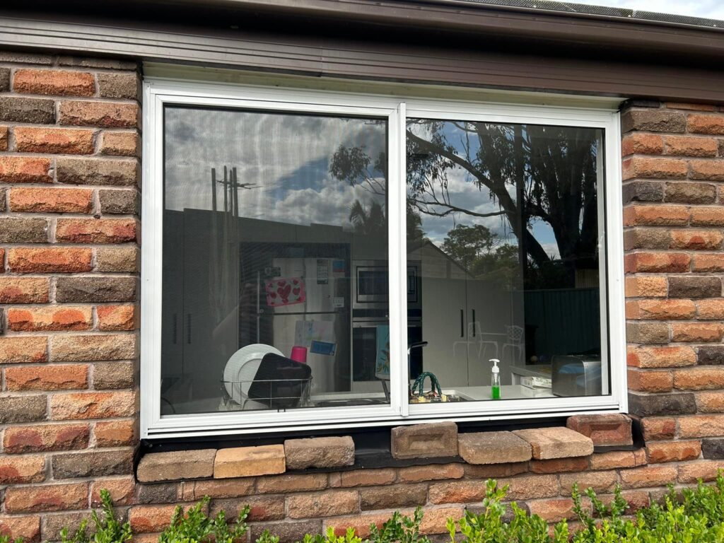 Our Projects Sliding windows with flyscreen mesh installed by Olsen Security