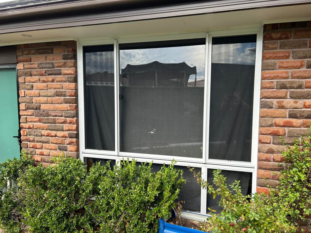 Our Projects Sliding windows with flyscreen mesh installed by Olsen Security