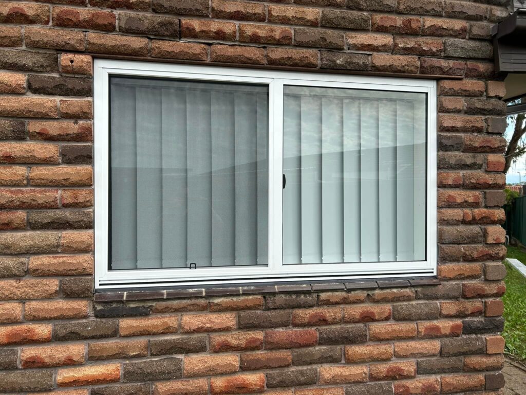 Our Projects Sliding windows with flyscreen mesh installed by Olsen Security