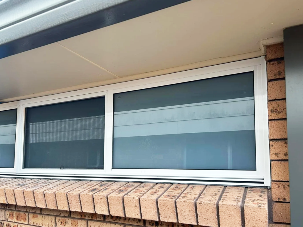 Our Projects Sliding windows with flyscreen mesh installed by Olsen Security