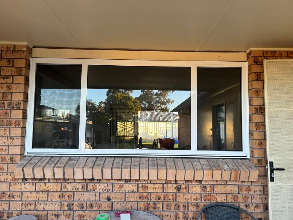 Our Projects Sliding windows with flyscreen mesh installed by Olsen Security
