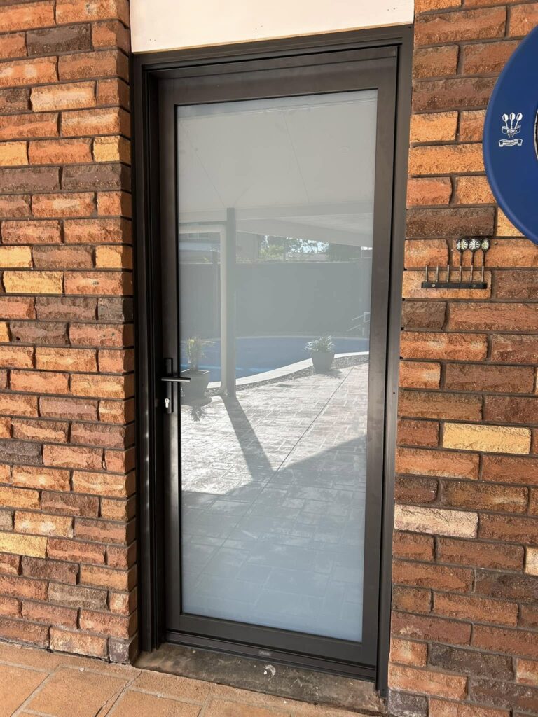 Our Projects Entrance door installed by Olsen Security