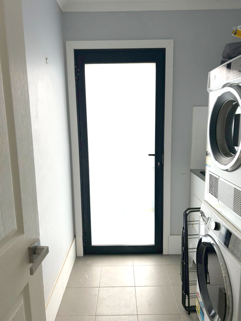 Our Projects Laundry door installed by Olsen Security
