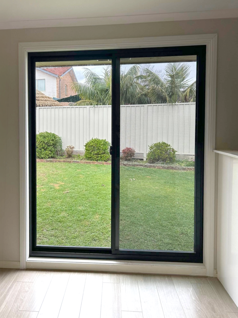 Our Projects ScreenGuard security door on patio sliding door installed by Olsen Security