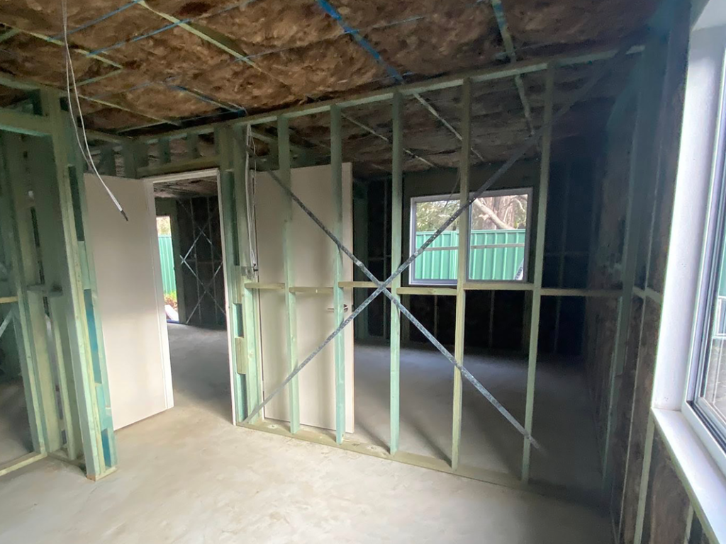 JDS Construction & Design - Sliding windows and slidings door in granny flat installed by Olsen Security