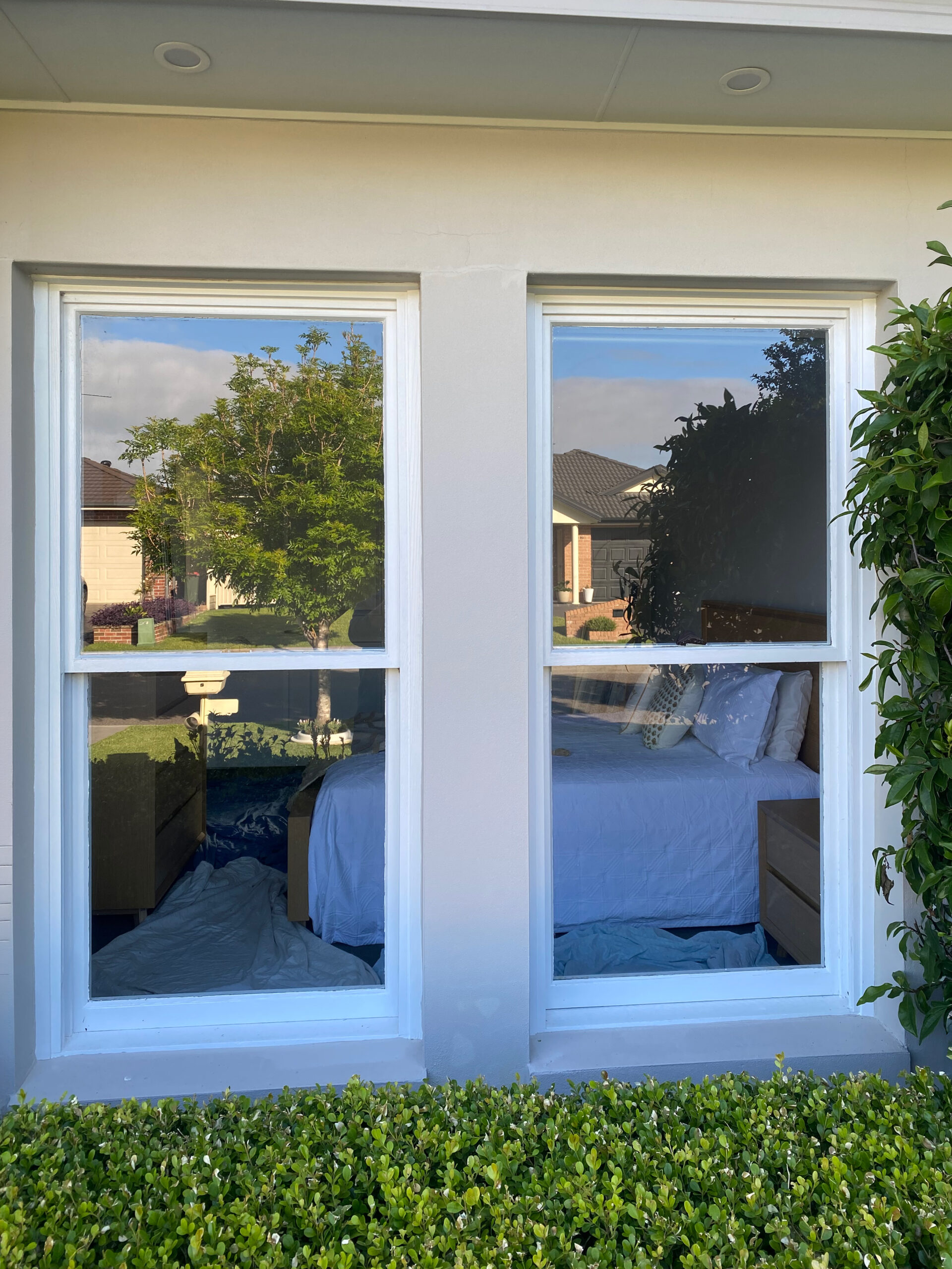 Double-hung windows installed by Olsen Security