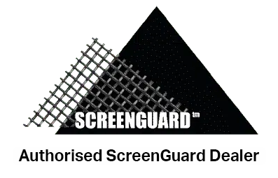 ScreenGuard Screenguard authorised dealer logo - security doors and windows installed by Olsen Security