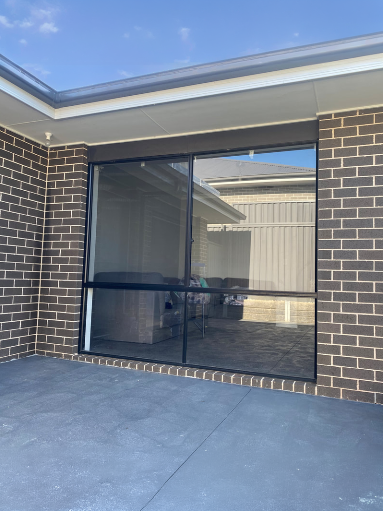 Our Projects ScreenGuard security mesh on sliding window installed by Olsen Security