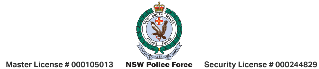 Nathan Olsen NSW Police Logo & Trade Licenses